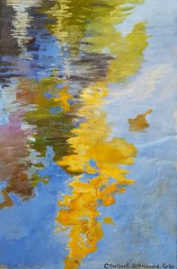 REFLET. Aquarelle sur papier népalais. 16,5 x 24,5 cm. Décembre 2020 REFLET. Aquarelle sur papier népalais. 16,5 x 24,5 cm. Décembre 2020